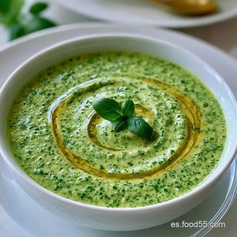 Crema Fría De Calabacín Y Aguacate