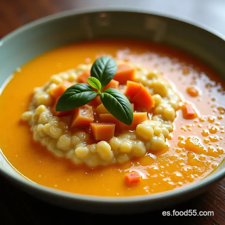 Crema de Zanahoria Un Sol en tu Plato