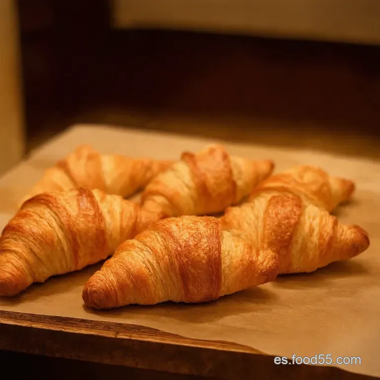 Croissants Rellenos De Crema De Almendra presentation