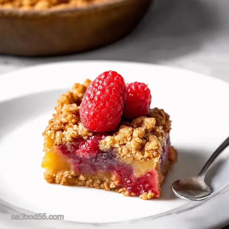 Crumble de Frutos Rojos al Estilo Zoha Un Cl&aacute;sico Mejorado