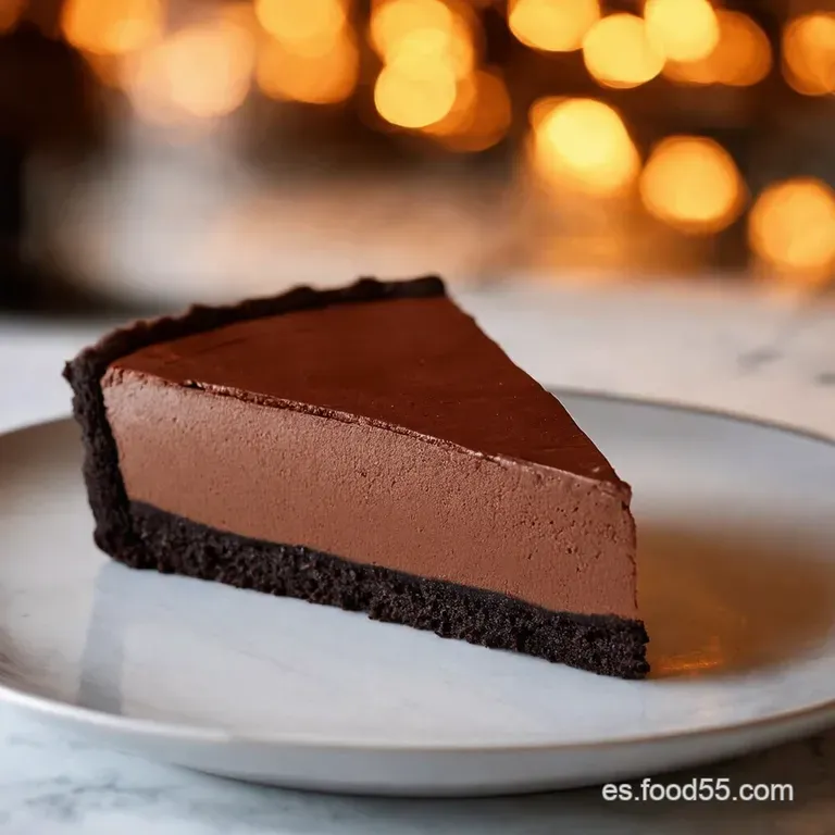 Delirio De Chocolate Tarta Mousse Chiffon presentation