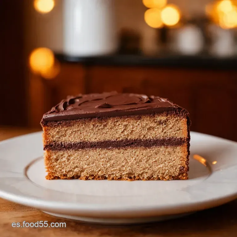 Delirio De Chocolate Torta Chiffon Con Mousse Casera presentation