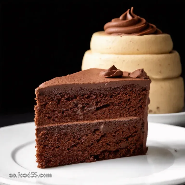 Delirio de Chocolate Torta Chiffon con Mousse Casera