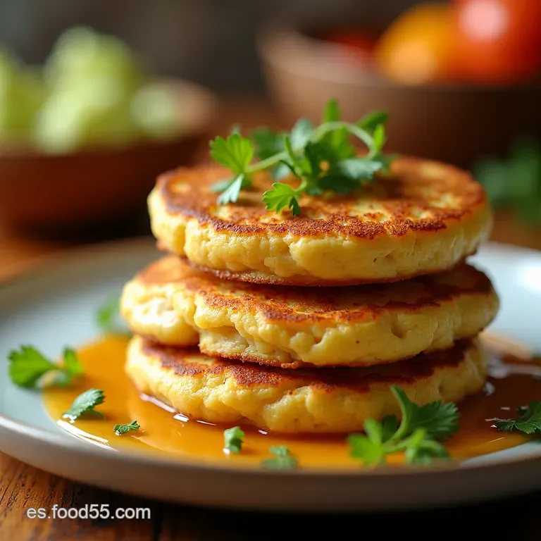 Desayuno Campe&oacute;n Panqueques De Avena Con 3 Ingredientes presentation