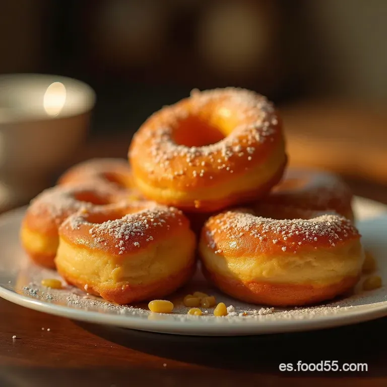 El Secreto De La Abuela Donuts Caseros Esponjosos Horneados Adi&oacute;s Fritura presentation