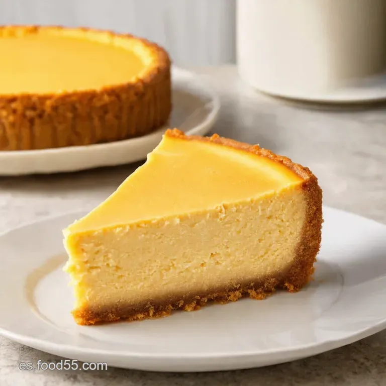 El Cl&aacute;sico Cheesecake De La Abuela F&aacute;cil Y Cremoso presentation