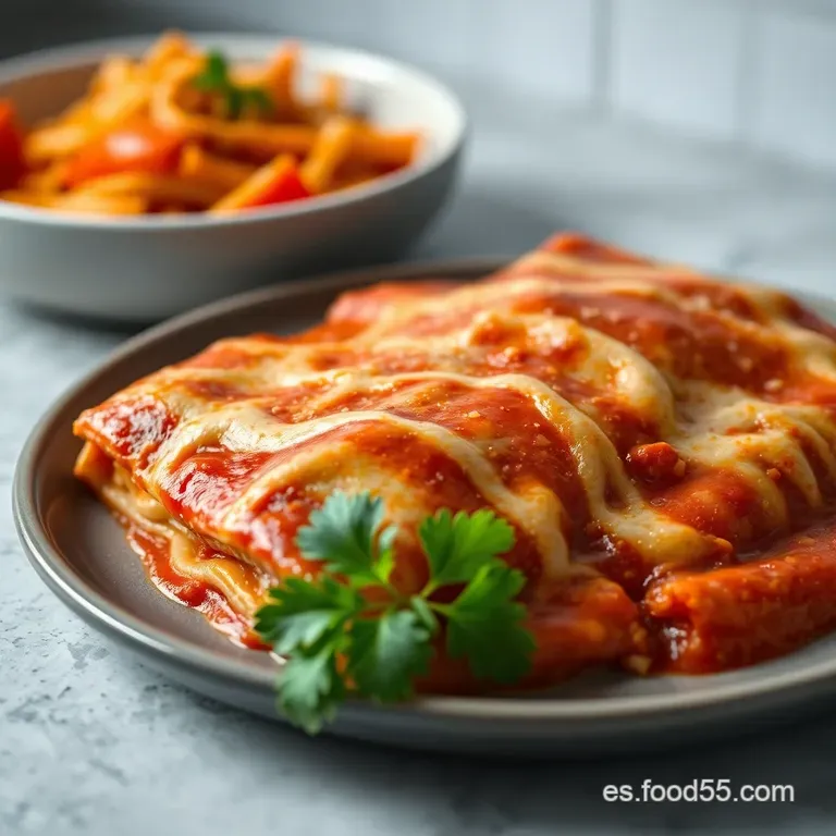 Enchiladas Rojas Cl&aacute;sicas presentation