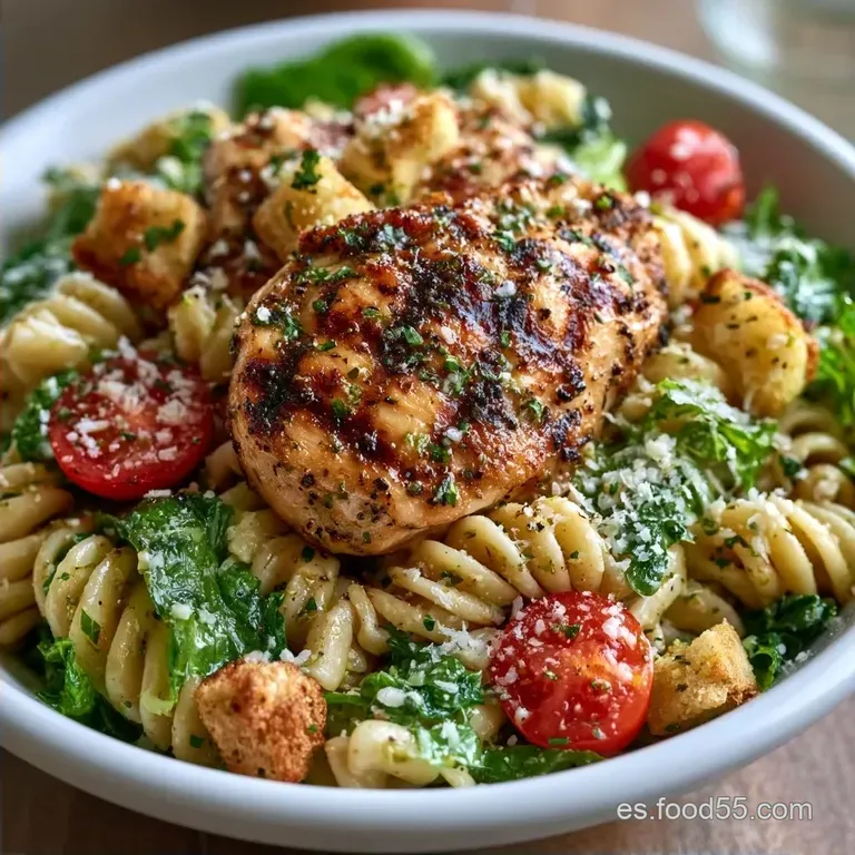 Ensalada C&eacute;sar de Pasta Saludable