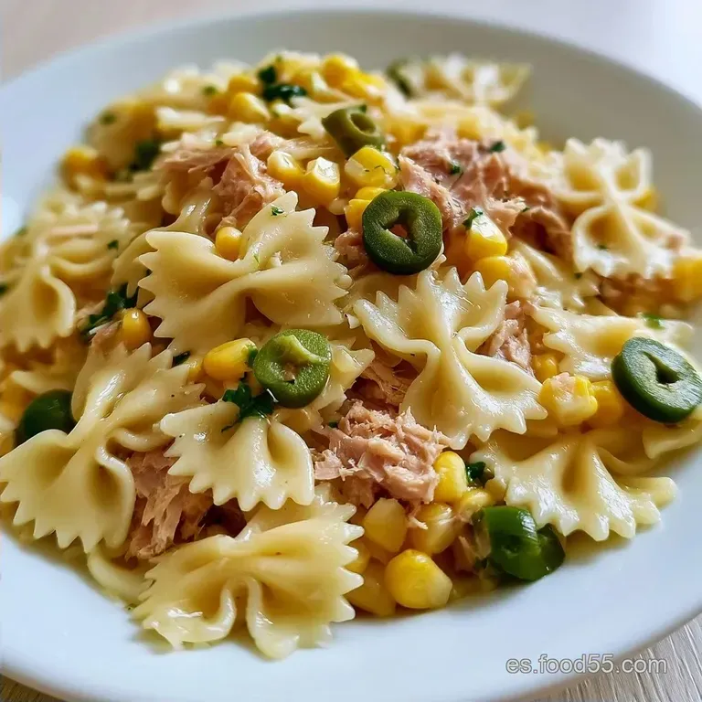 Ensalada De Lacitos R&aacute;pida: Con At&uacute;n y Ma&iacute;z