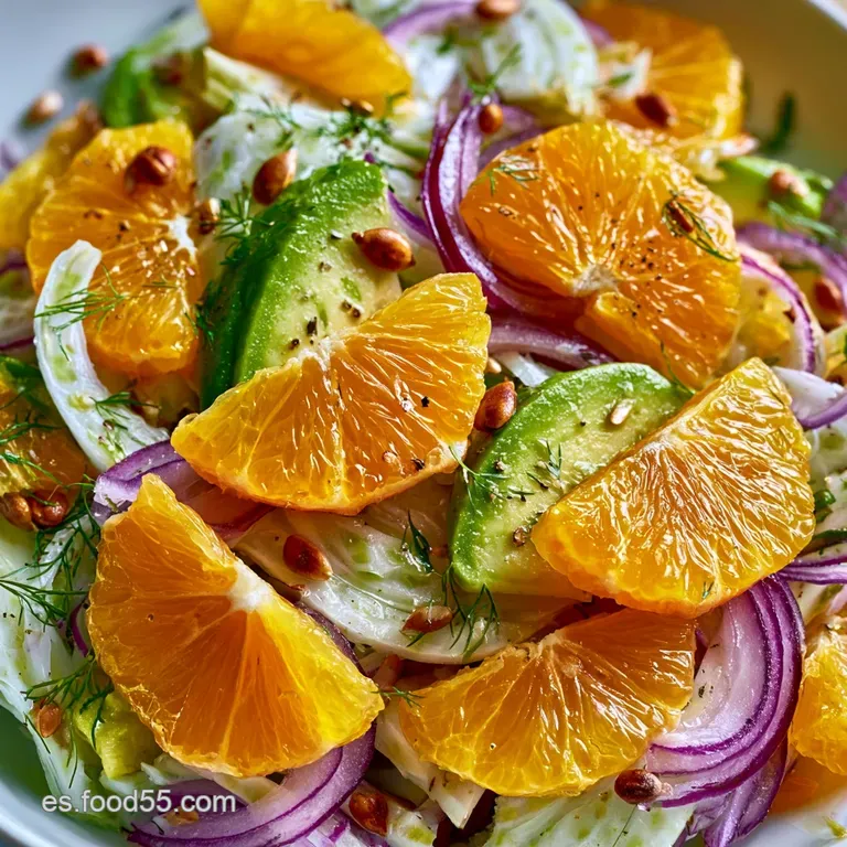 Ensalada de Naranja y Hinojo: Fresca y C&iacute;trica