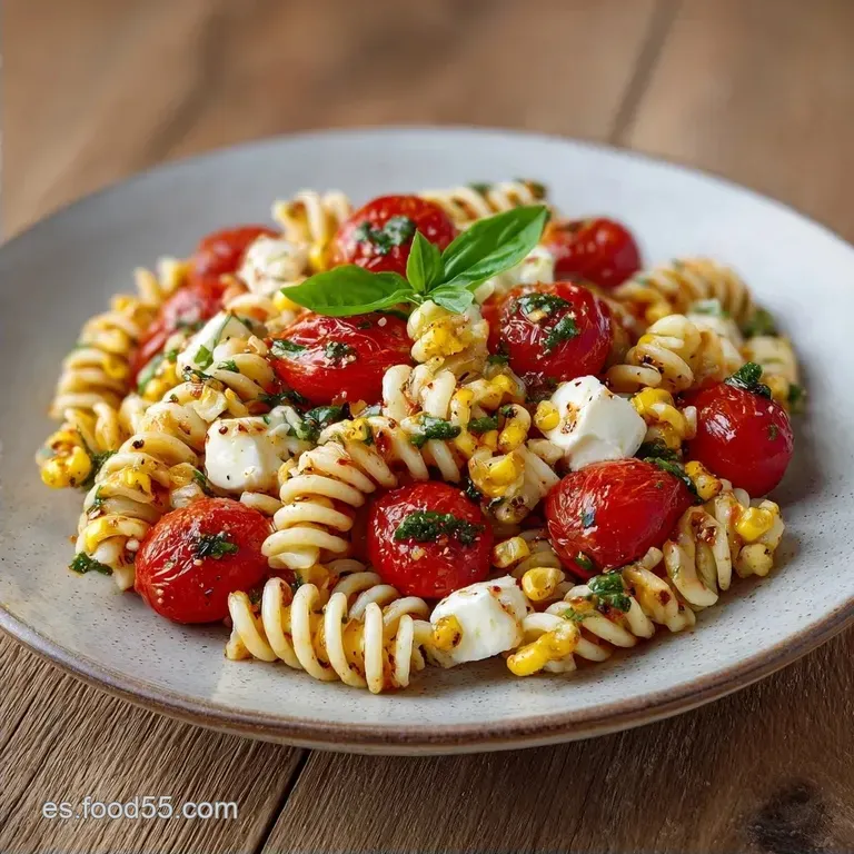 Ensalada De Pasta Fr&iacute;a F&aacute;cil: Fresca y Crujiente