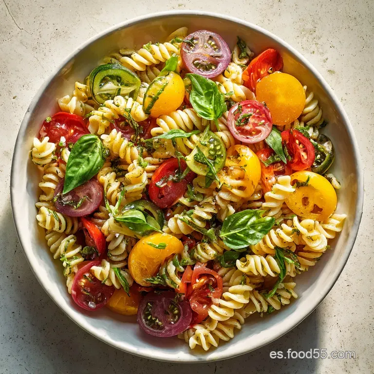 Ensalada de Pasta Fr&iacute;a R&aacute;pida