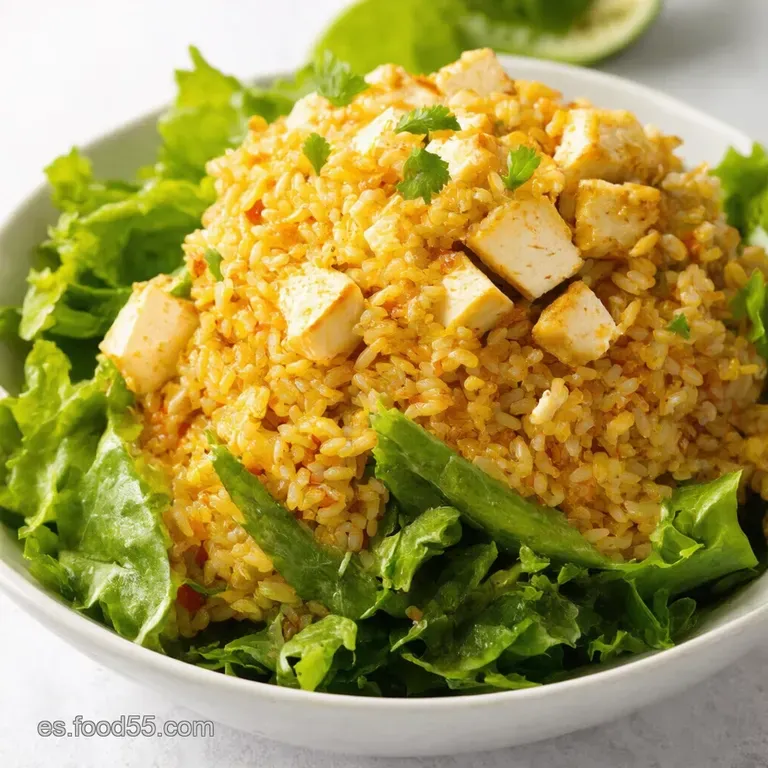 Ensalada Mediterr&aacute;nea de Arroz Integral con Tofu