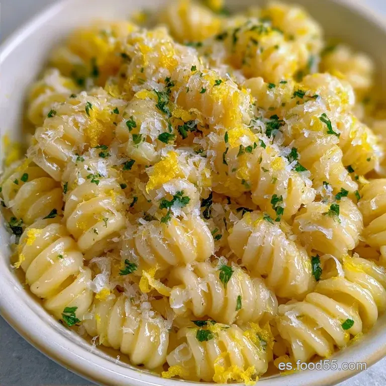 Ensalada Pasta Lim&oacute;n y Parmesano con Pi&ntilde;ones