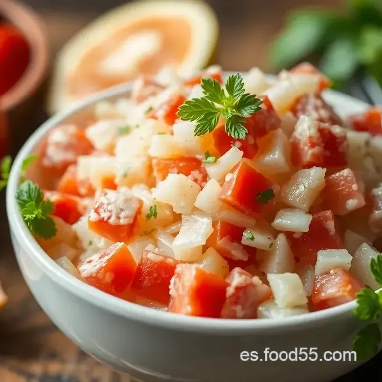 Ensalada Rusa Cl&aacute;sica: &iexcl;Un Bocado de Tradici&oacute;n y Sabor!