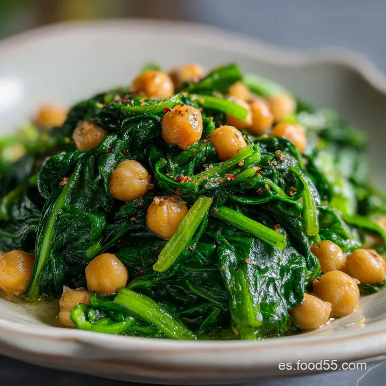 Espinacas con Garbanzos a la Andaluza
