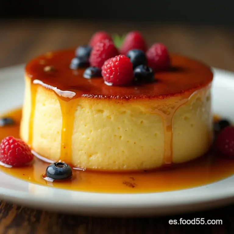 El Despertar del Gigante Flan de Caf&eacute; Cremoso y Sin Burbujas