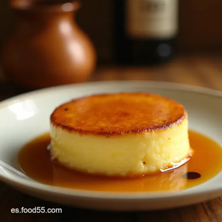 Doble Tentaci&oacute;n Flan De Huevo Tradicional Y Flan De Caf&eacute; Arom&aacute;tico Al Ba&ntilde;o Mar&iacute;a presentation