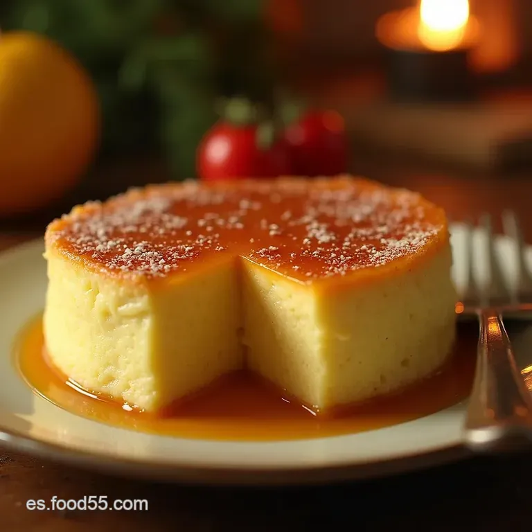 Flan Cremoso De Turr&oacute;n De Jijona Sin Horno El Postre Navide&ntilde;o M&aacute;s F&aacute;cil Del A&ntilde;o presentation