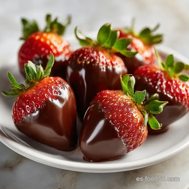 Fresas con Chocolate: Acabado de Pasteler&iacute;a