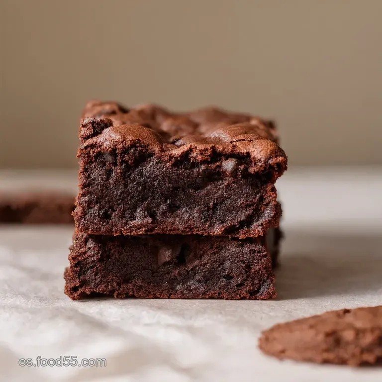 Fudgy Chocolate Brownies Un Cl&aacute;sico con un Toque M&aacute;gico