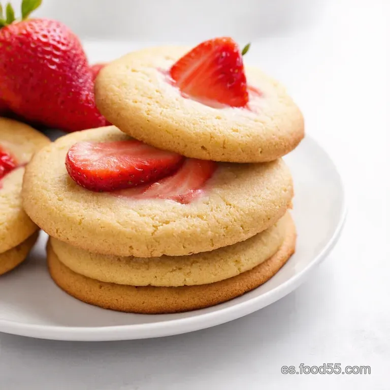 Galletas M&aacute;gicas de Cheesecake de Fresa Un Bocado de Cielo