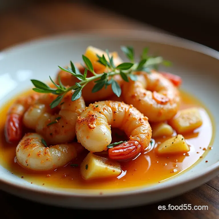 Gambones Asados al Horno Receta Mediterr&aacute;nea Jugosos y R&aacute;pidos