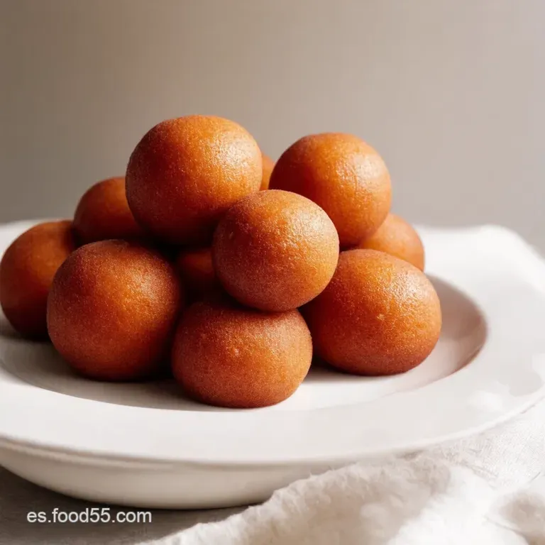 Gulab Jamun Bake de Zoha Un Postre Indio F&aacute;cil y Delicioso