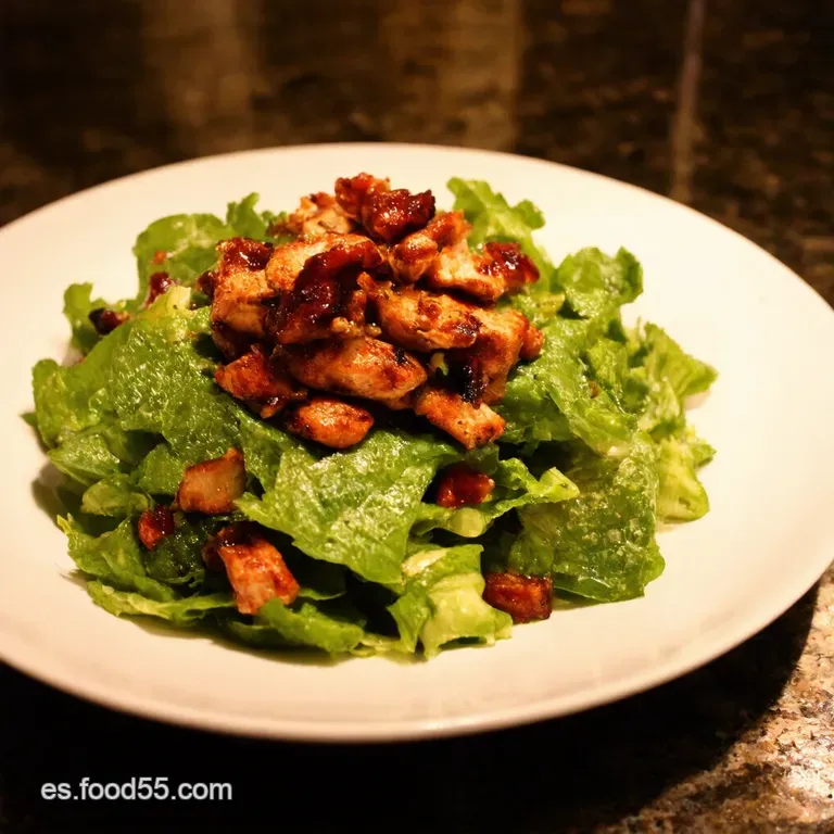 Healthy Southwest Bbq Summer Salad Bake with Zucchini presentation