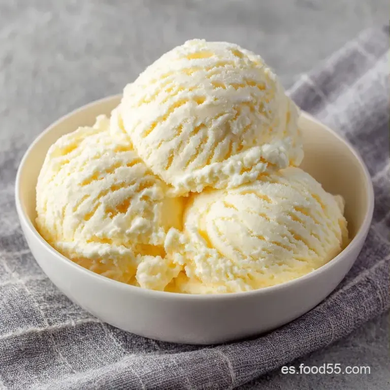 Copas de cristal con helado cremoso, hilos de caramelo dorado brillante y una pizca de nueces troceadas encima.