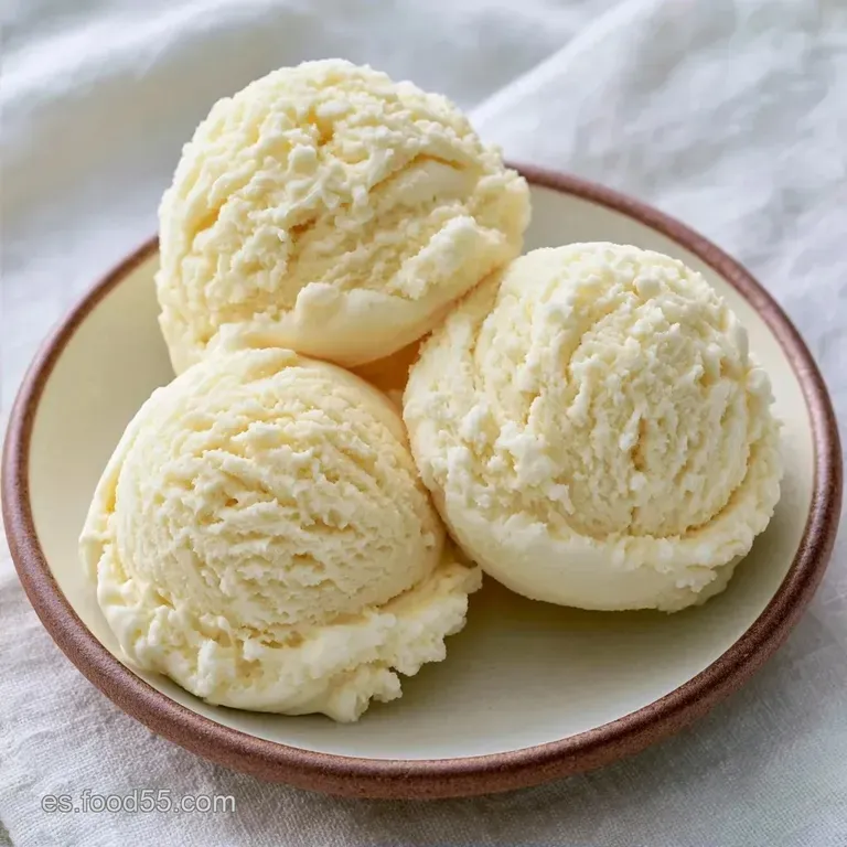 Helado Cremoso Casero: Textura Aterciopelada
