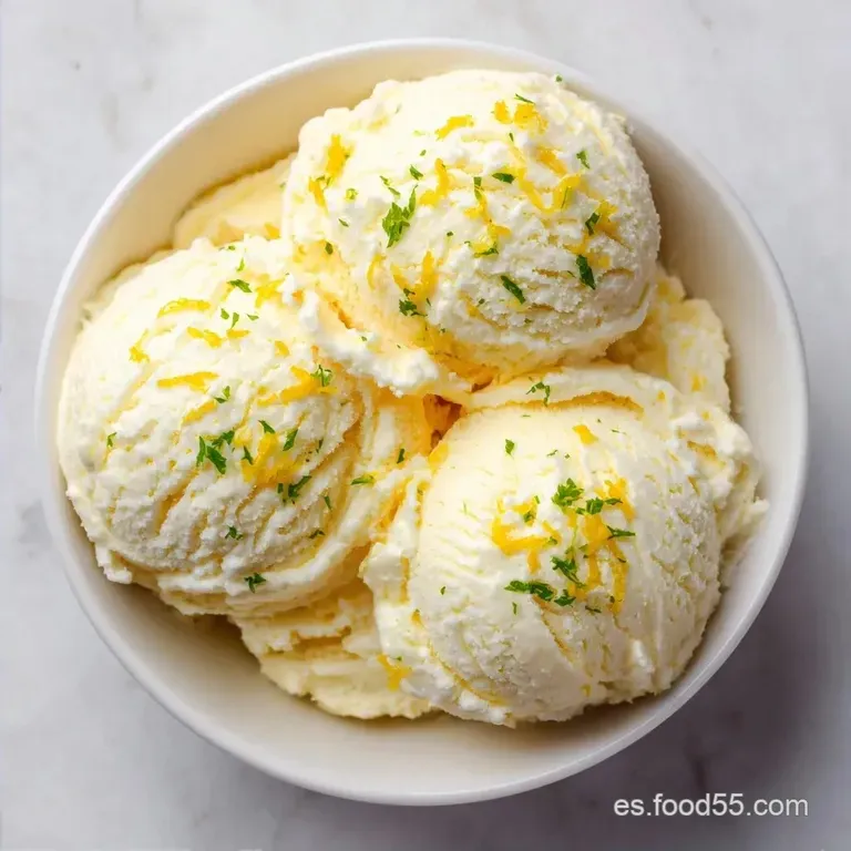 Helado de Lim&oacute;n: Cremoso y Saludable