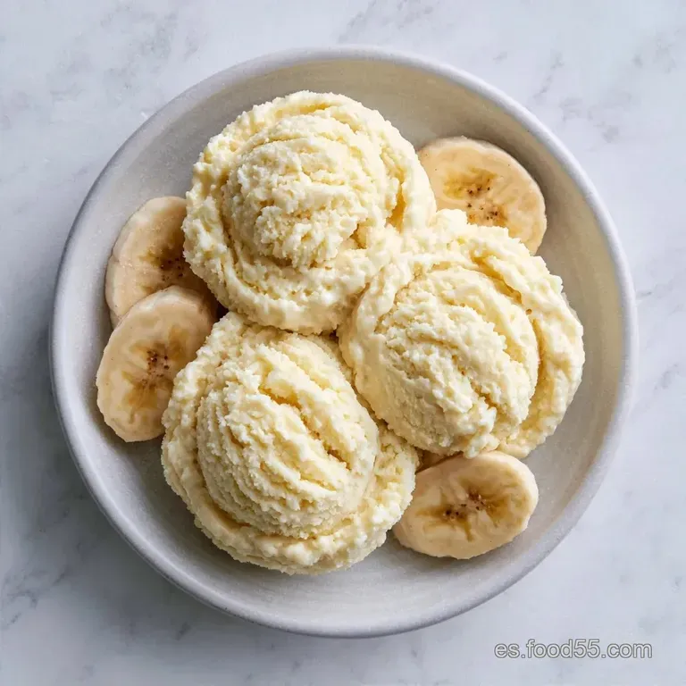 Helado de Plátano en Thermomix con Vainilla