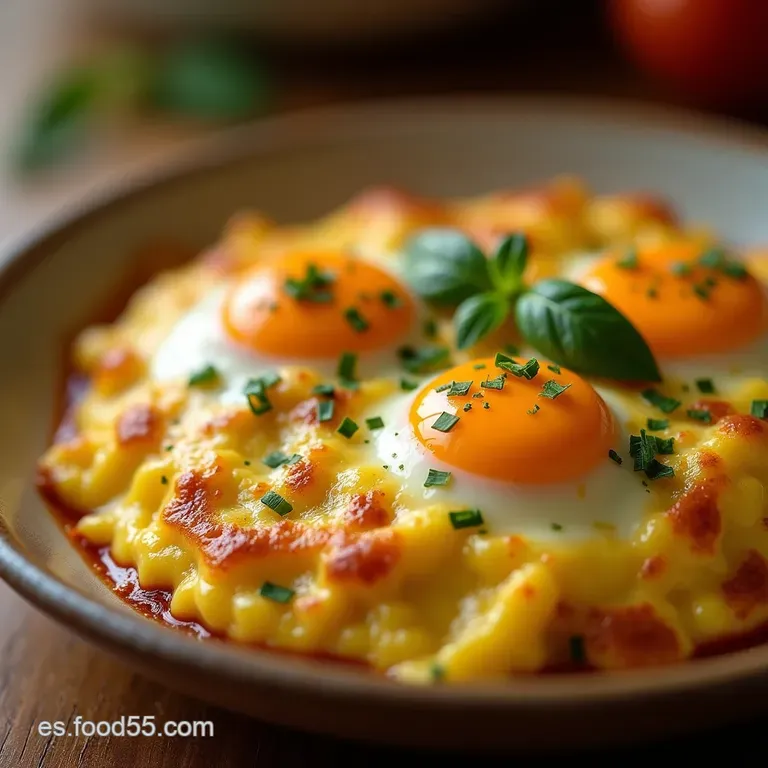 Huevos Al Grat&iacute;n Cremosos La Receta De Anta&ntilde;o Hecha En Un Pisp&aacute;s presentation