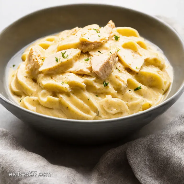 Lasa&ntilde;a Alfredo de Pollo