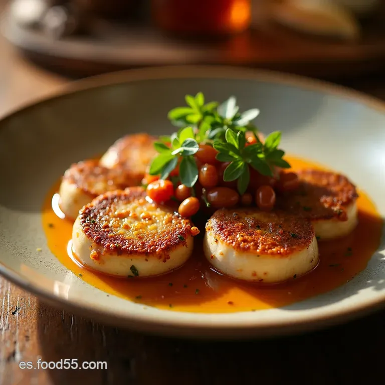 El Lomo Del Domingo Filetes De Ternera Jugosos Con Salsa Cremosa De Champi&ntilde;ones Y Jerez presentation
