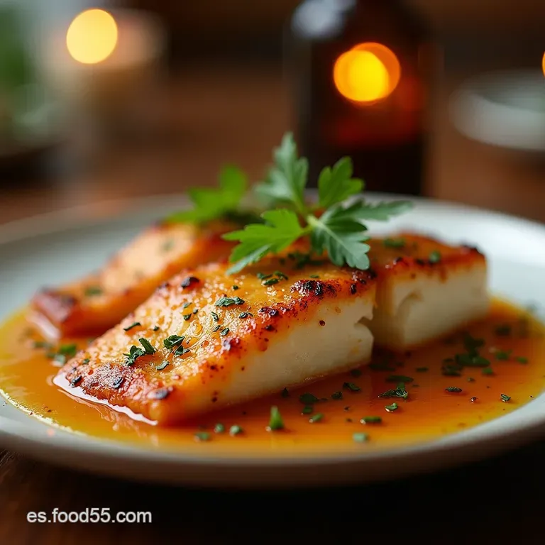 Lubina Al Horno a La Donostiarra El Sabor Del Cant&aacute;brico En Tu Mesa presentation
