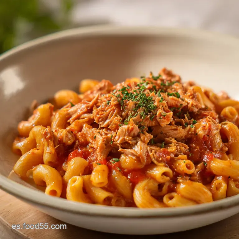 Macarrones con At&uacute;n: Receta Casera