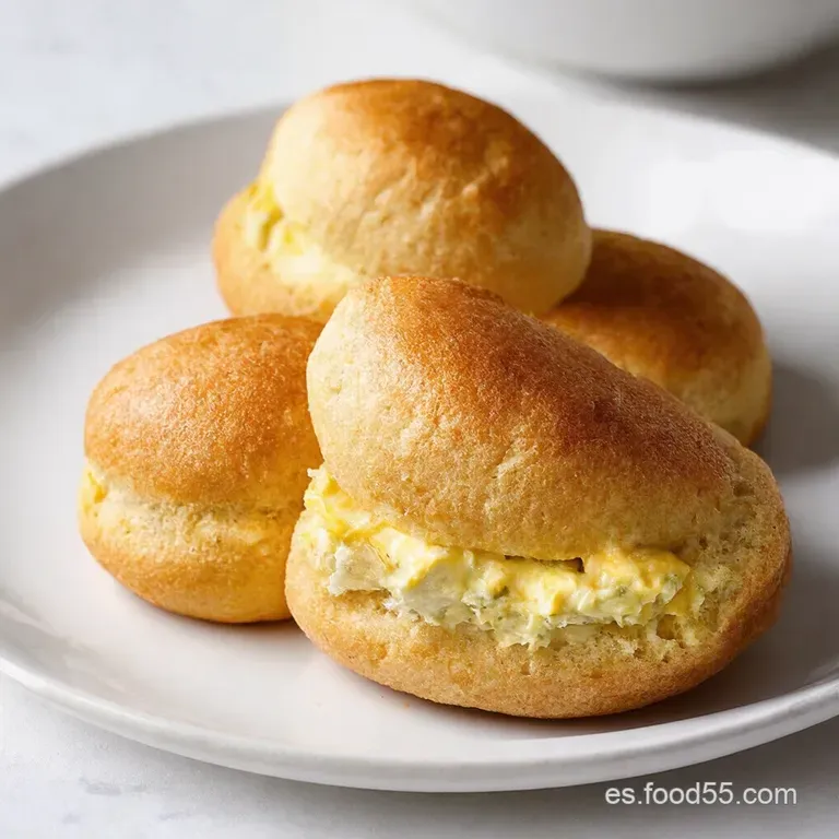 Man&aacute; Coreano Panecillos de Ajo y Queso Crema