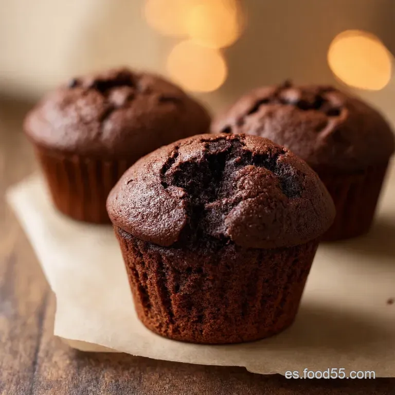 Medallas De Chocolate Jumbo Muffins Doble Chocolate Ol&iacute;mpicos presentation