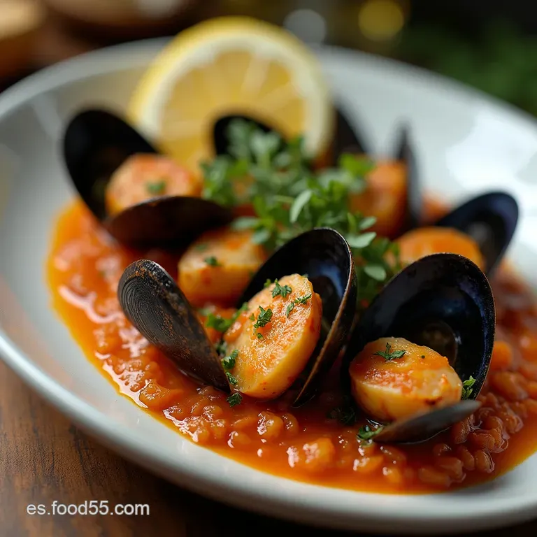 Mejillones a la Marinera El Tesoro del Mar Listos en un Santiam&eacute;n