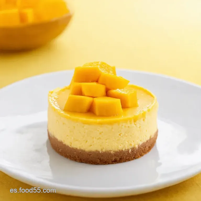 Mini Cheesecake de Mango Un Dulce Bocado Tropical