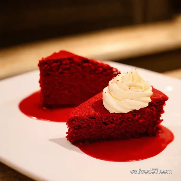 Mini Red Velvet Cakes El Peque&ntilde;o Placer Rojo Pasi&oacute;n presentation