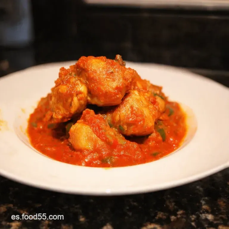 Muslos De Pollo En Salsa De La Abuela presentation