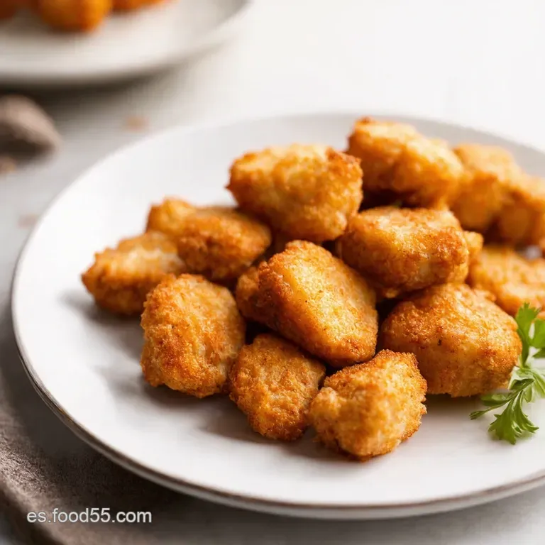 Nuggets de Pollo Caseros S&uacute;per Crujientes