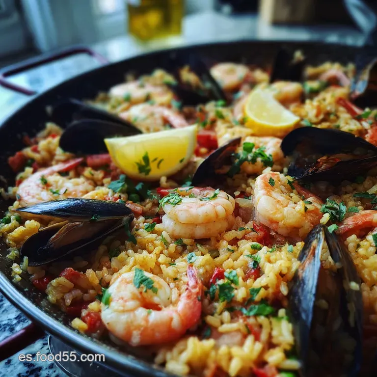 Receta Aut&eacute;ntica de Paella de Marisco