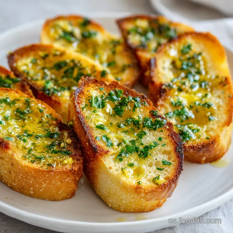 Pan con Ajo Crujiente: Coraz&oacute;n Tierno