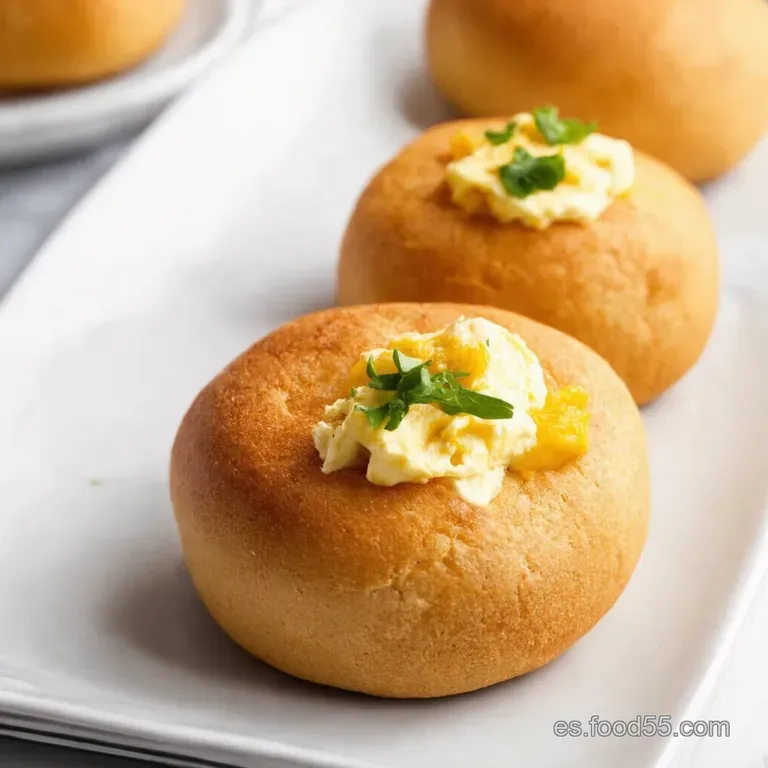 Panecillos Coreanos de Ajo y Queso Crema