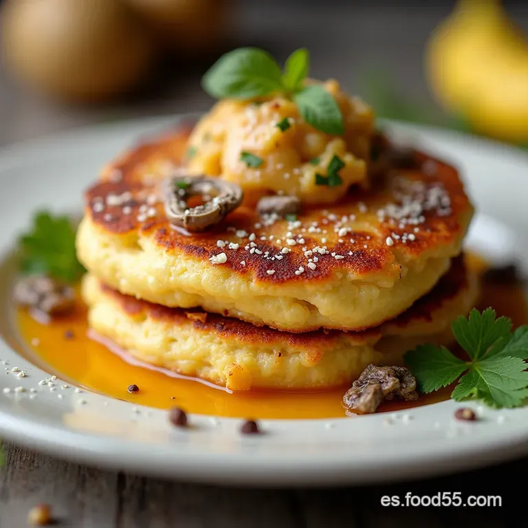 Panqueques Levanta Muertos de Avena y Pl&aacute;tano Suaves Nutritivos y Sin Az&uacute;car A&ntilde;adida