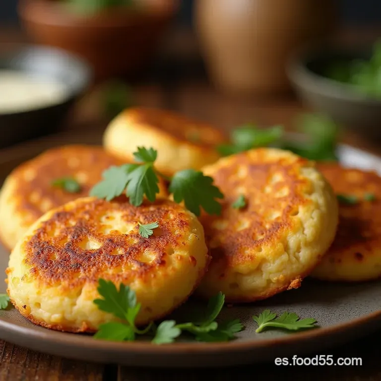 Panqueques De Avena Y Pl&aacute;tano Esponjosos Sin Az&uacute;car A&ntilde;adida presentation